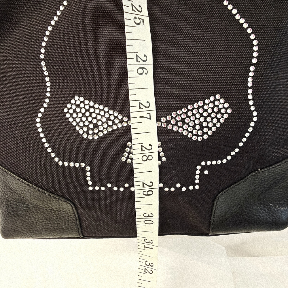 Harley Davidson Skull Bling Adjust Leather Strap Crossbody NWT - Picture 7 of 12